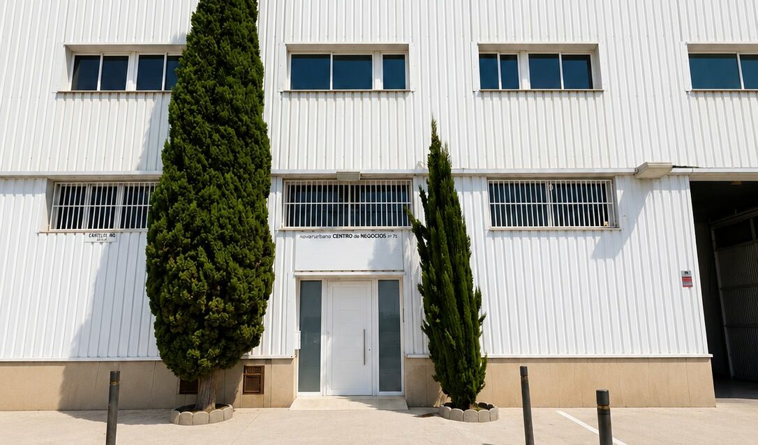 Fachada de la oficina de NEXAR en Alboraya, Valencia
